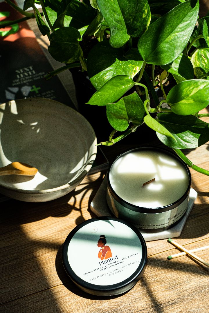 Planted Candle